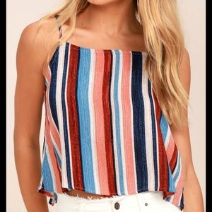 lulus striped shirt